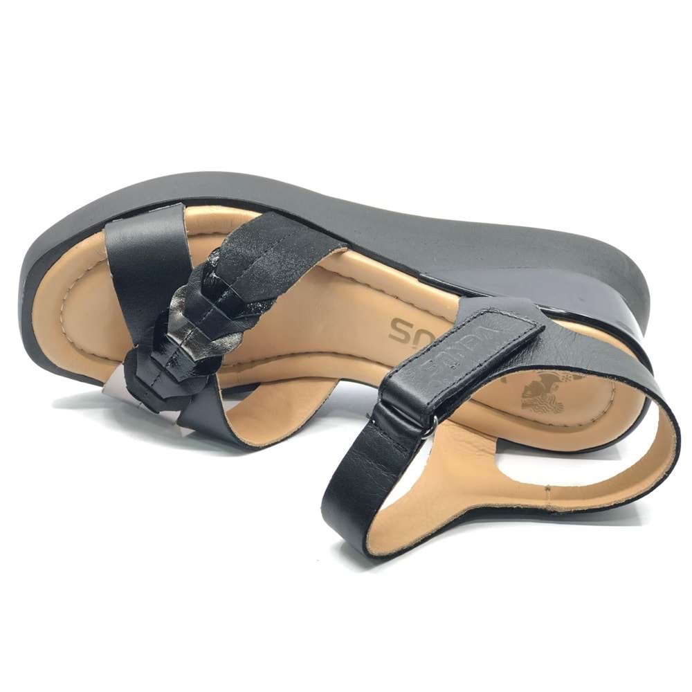 Venüs Vollig Hakiki Deri Comfort Ortopedik Kadın Sandalet