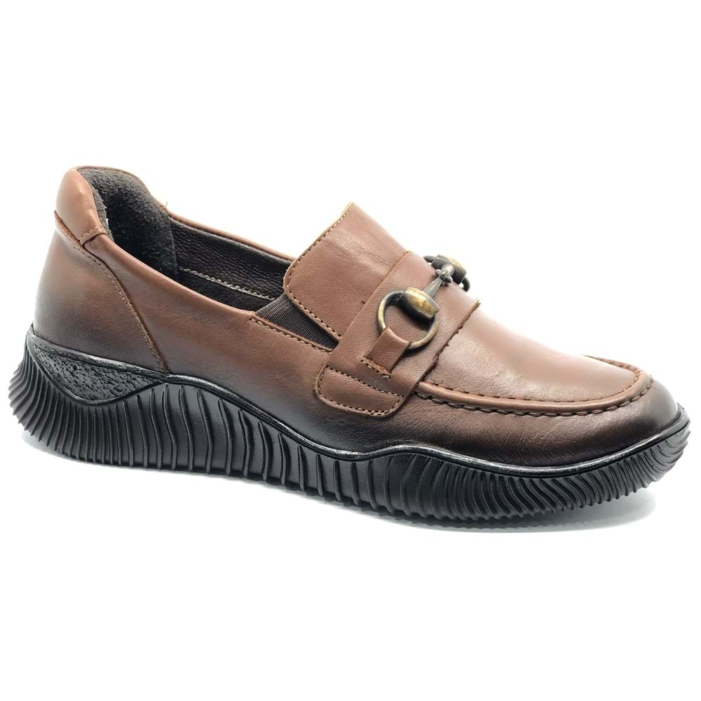 Venüs Dugu Hakiki Deri Ortopedik Casual Kadın Babet Ayakkabı