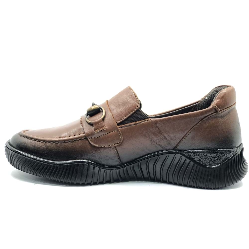 Venüs Dugu Hakiki Deri Ortopedik Casual Kadın Babet Ayakkabı