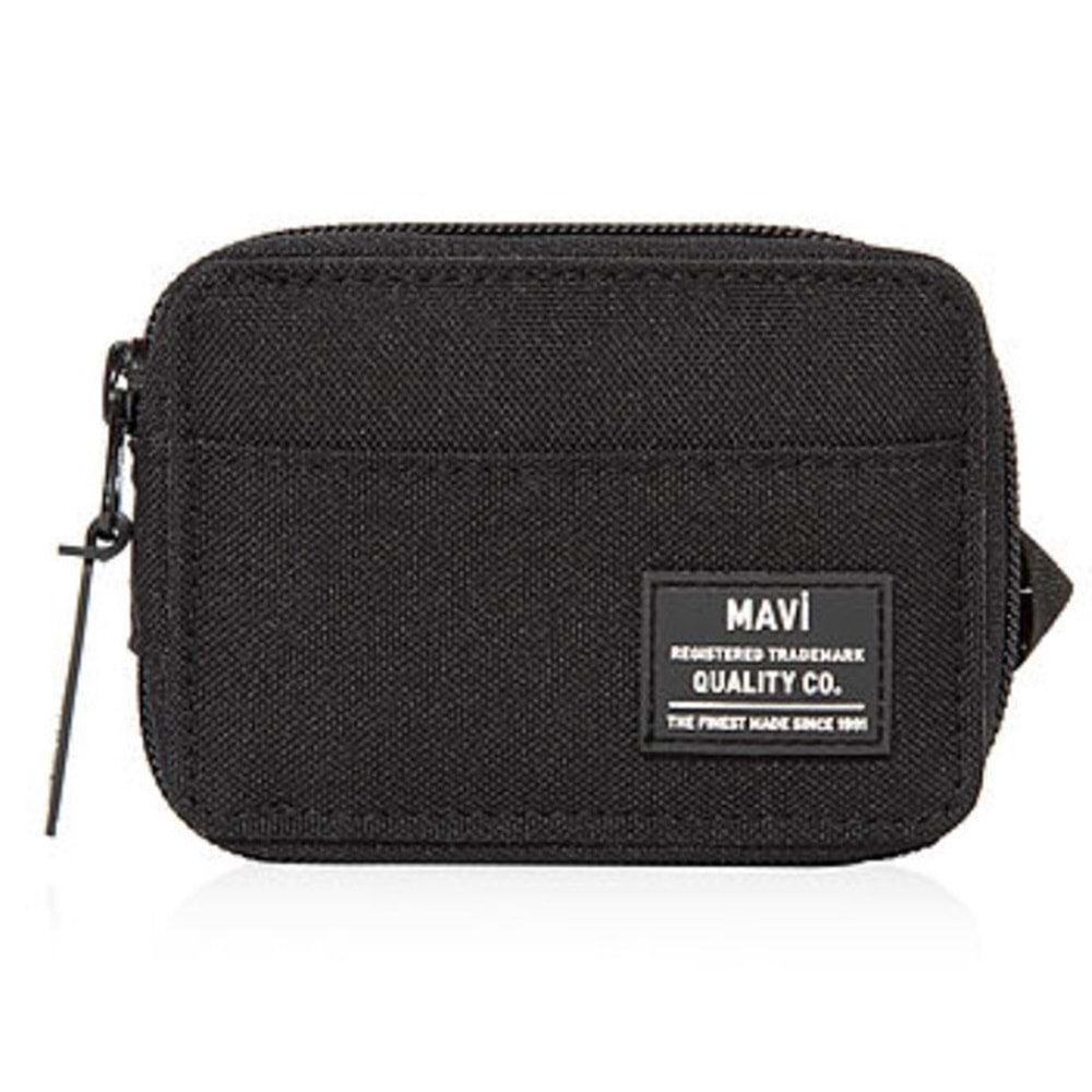 Mavi Fermuarlı Canvas Cüzdan Spor Cüzdanı