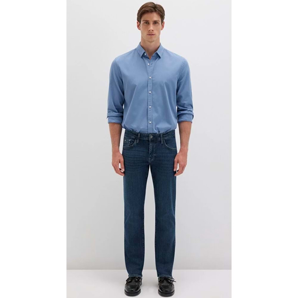 Mavi M0037885202 Martin Mavi Premium Puslu Koyu Mavi Jean Pantolon Erkek Kot Pantolon