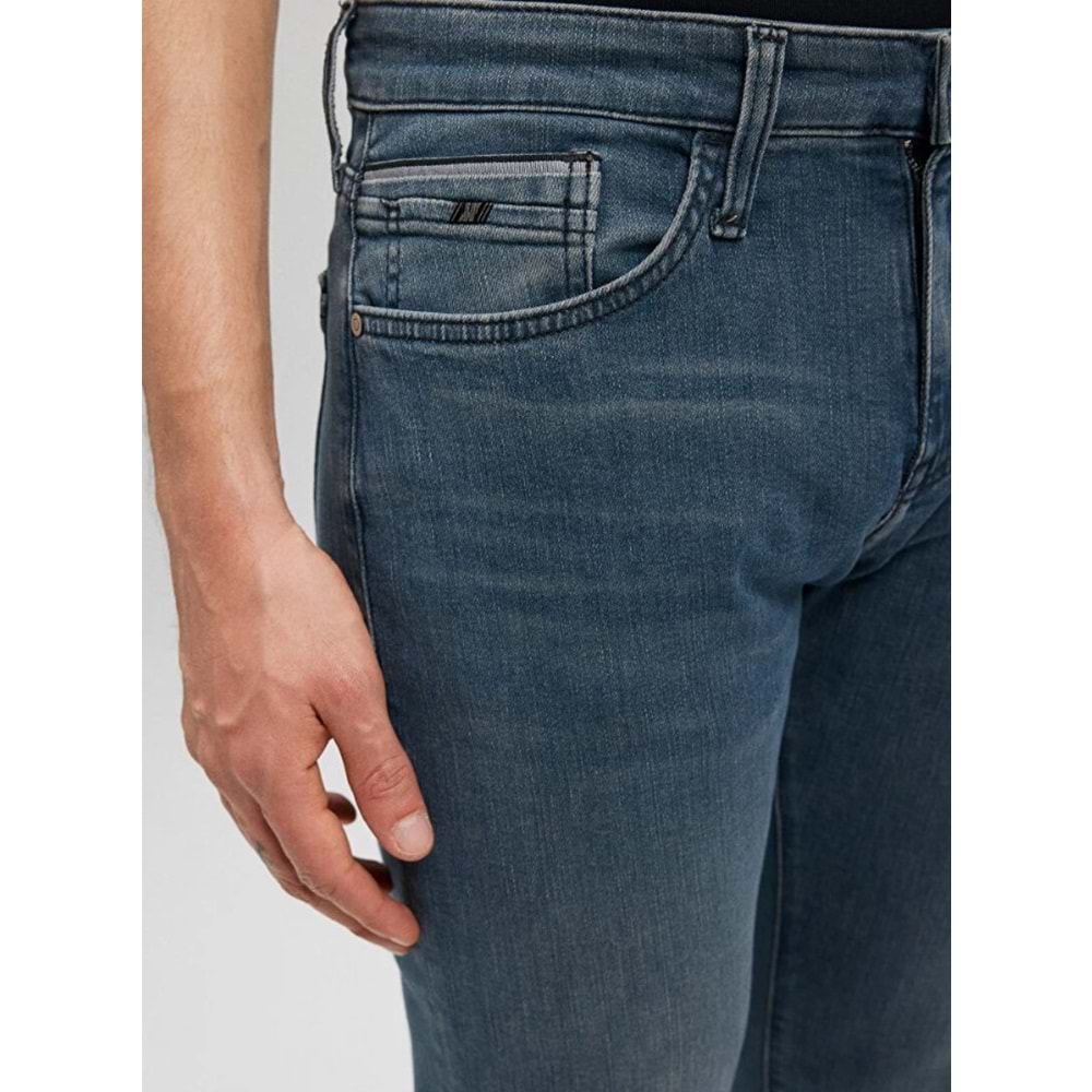 Mavi 0035185210 Marcus Mavi Pro Koyu Puslu Mavi Jean Pantolon Erkek Kot Pantolon