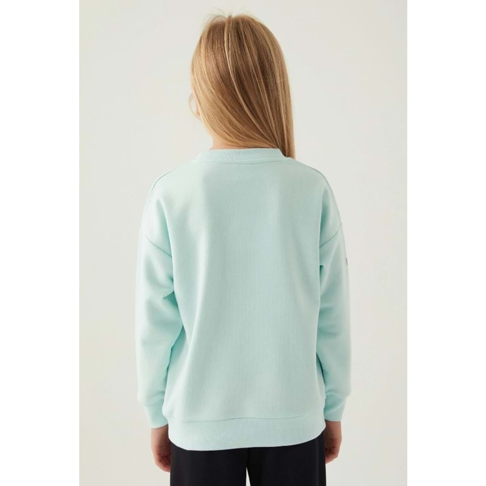 Stitch D4898 Puss Kız Çocuk Sweatshirt