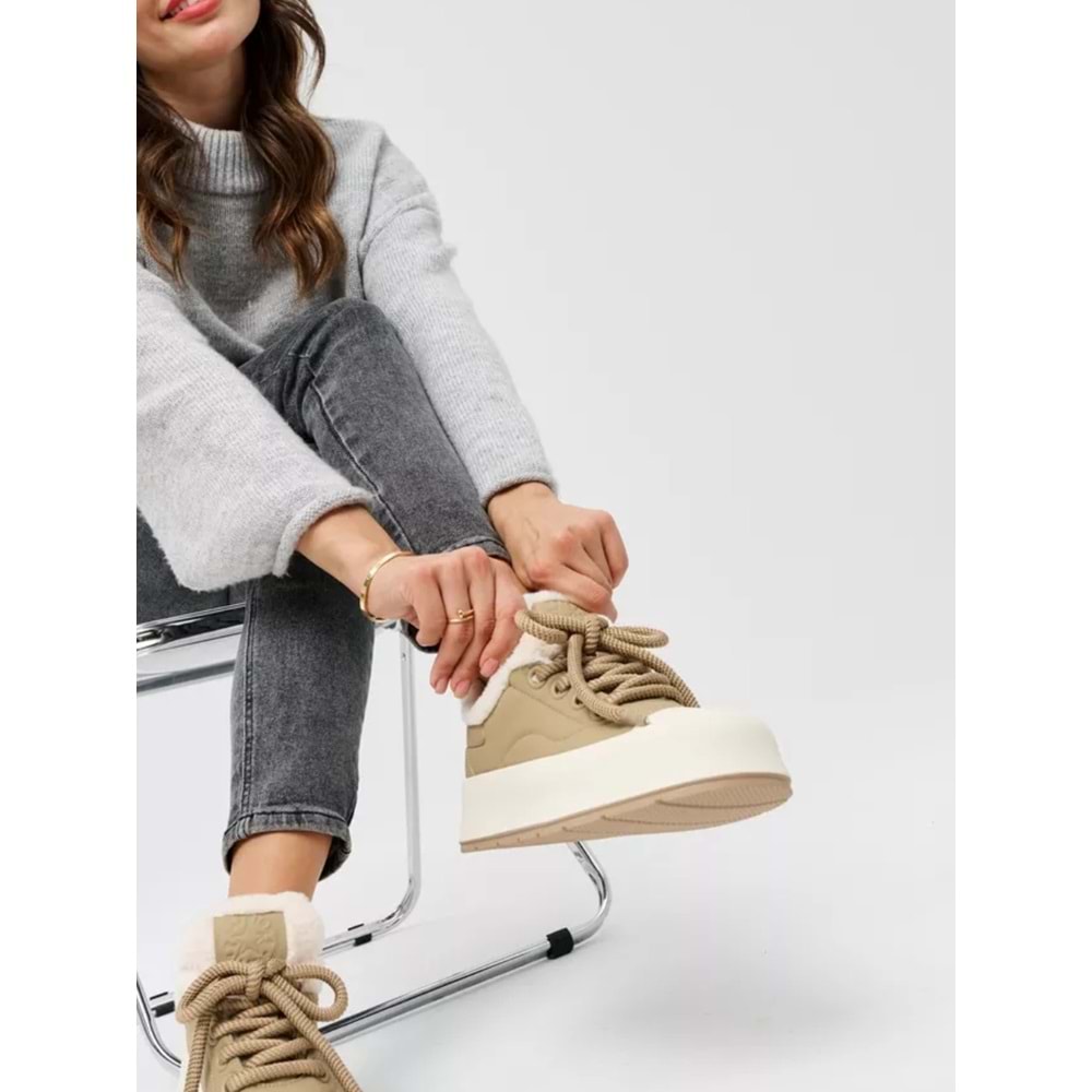 Gamelu Gone Peluşlu Sneakers Unisex Spor Ayakkabı