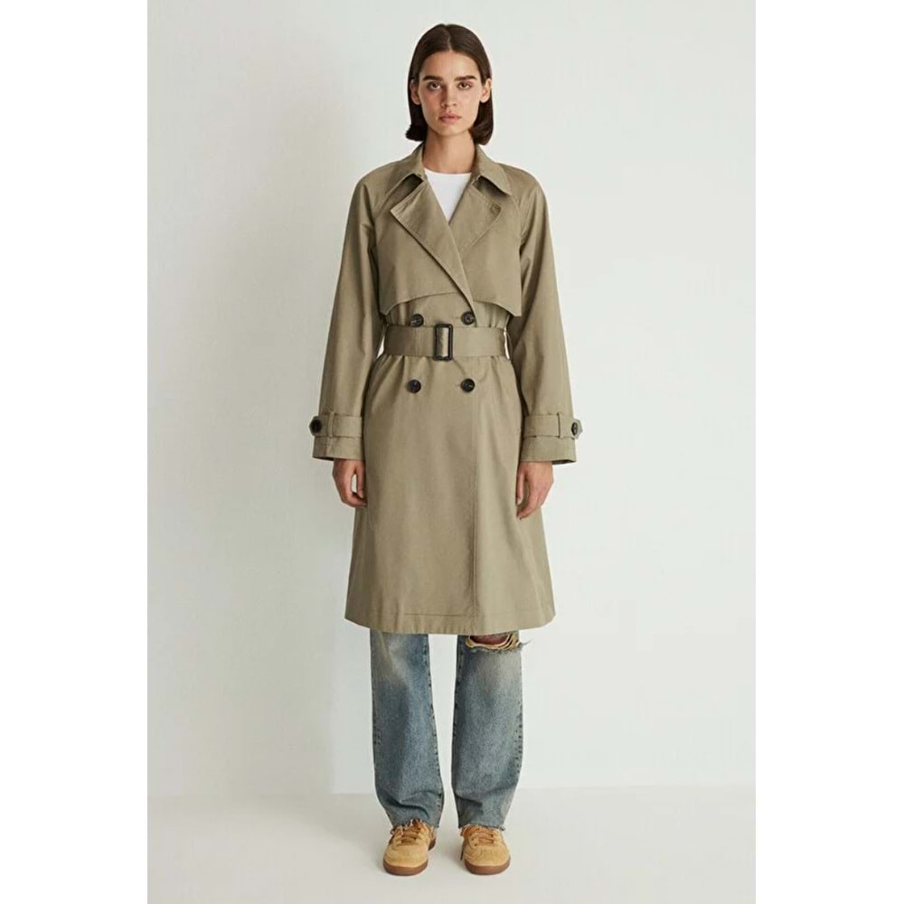 Mavi M110703-71818 Trençkot Ceket Kadın Mont