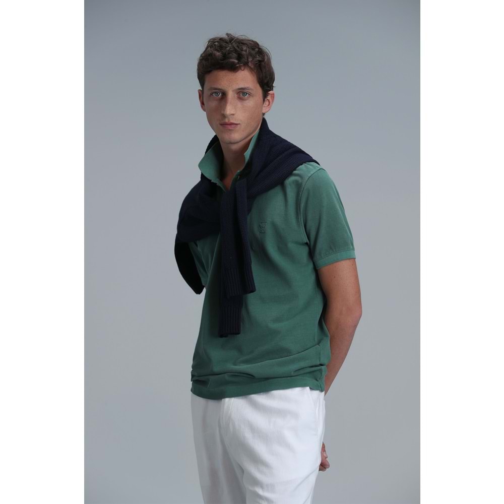 Lufian 111040163 Vernon Smart Polo Yaka Tişort Erkek T-Shirt