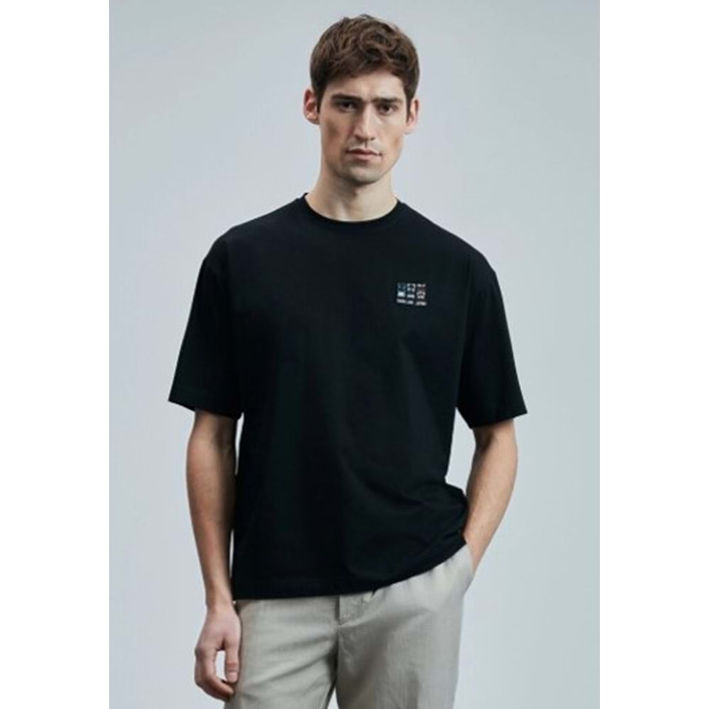 Lufian 111020248 Mask Modern Grafik T- Shirt Erkek Tişort