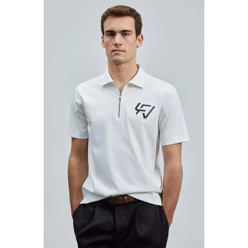 Lufian 111040224 Slash Smart Polo Yaka Tişort Erkek T-Shirt