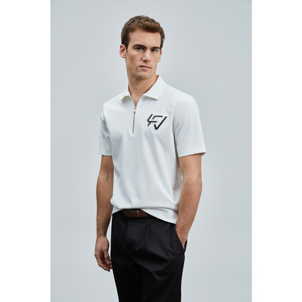 Lufian 111040224 Slash Smart Polo Yaka Tişort Erkek T-Shirt