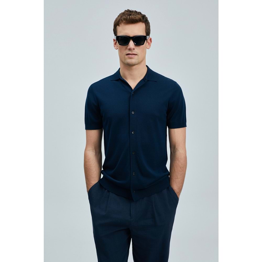 Lufian 111090132 Hector Erkek Modal Karışımlı Kazak Gömlek Erkek Gömlek