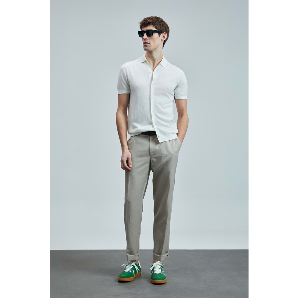 Lufian 111090132 Hector Erkek Modal Karışımlı Kazak Gömlek Erkek Gömlek