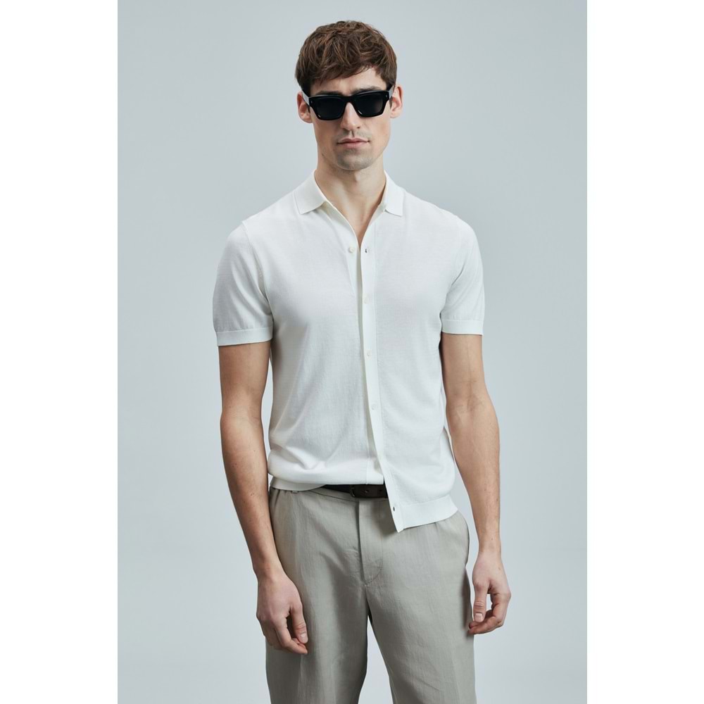 Lufian 111090132 Hector Erkek Modal Karışımlı Kazak Gömlek Erkek Gömlek