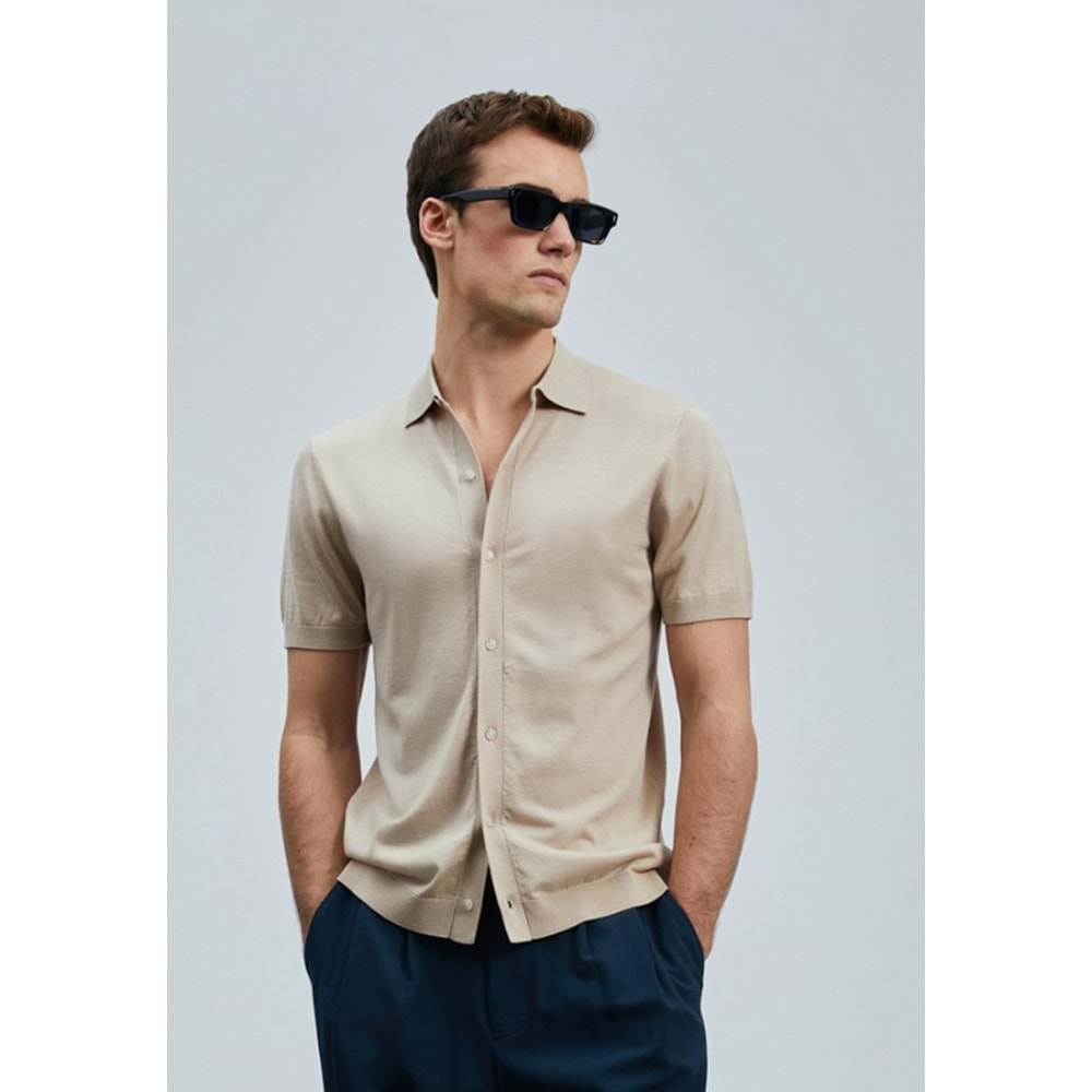 Lufian 111090132 Hector Erkek Modal Karışımlı Kazak Gömlek Erkek Gömlek