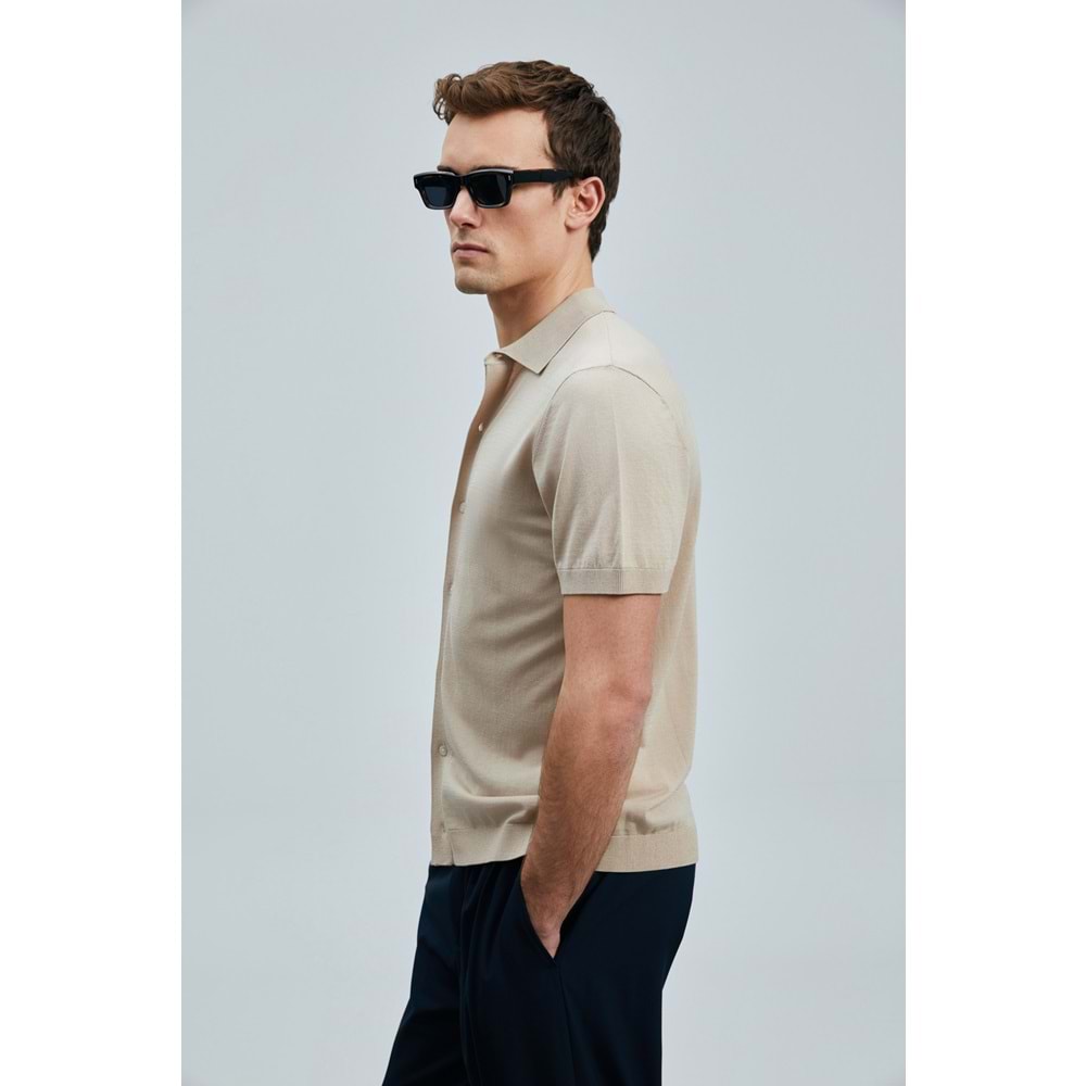 Lufian 111090132 Hector Erkek Modal Karışımlı Kazak Gömlek Erkek Gömlek