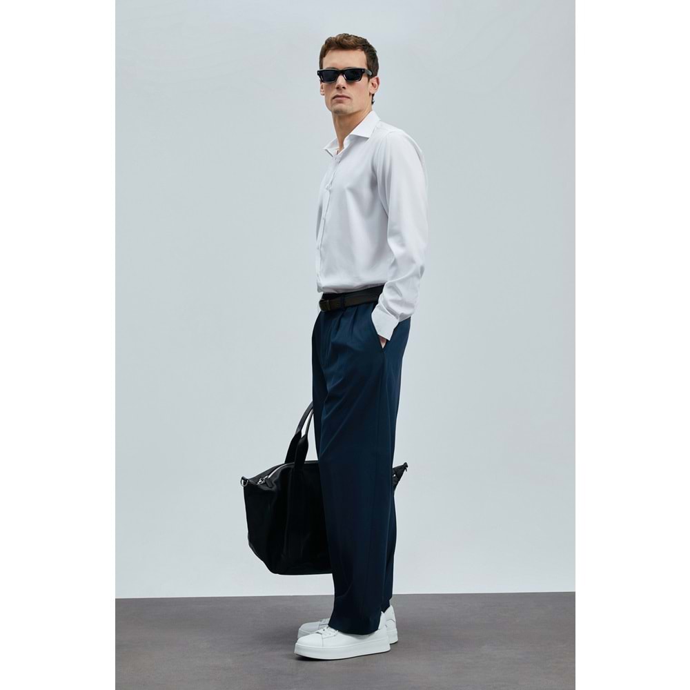 Lufian 111010636 Next Lyocell Karışımlı Gömlek Regular Fit Erkek Gömlek