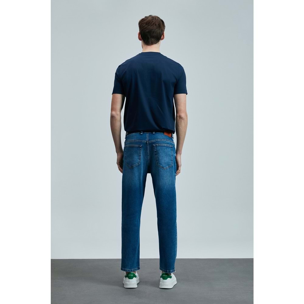 Lufian 111200204 Orlando Smart Jean Erkek Pantolon Slim Fit Erkek Kot Pantolon