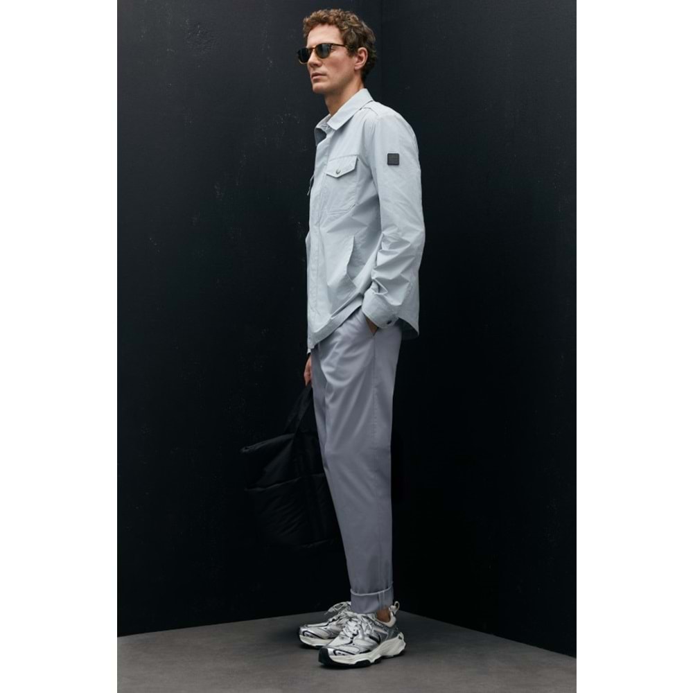 Lufian 111120067 Alex Mevsimlik İnce Yağmurluk Gömlek Erkek Mont