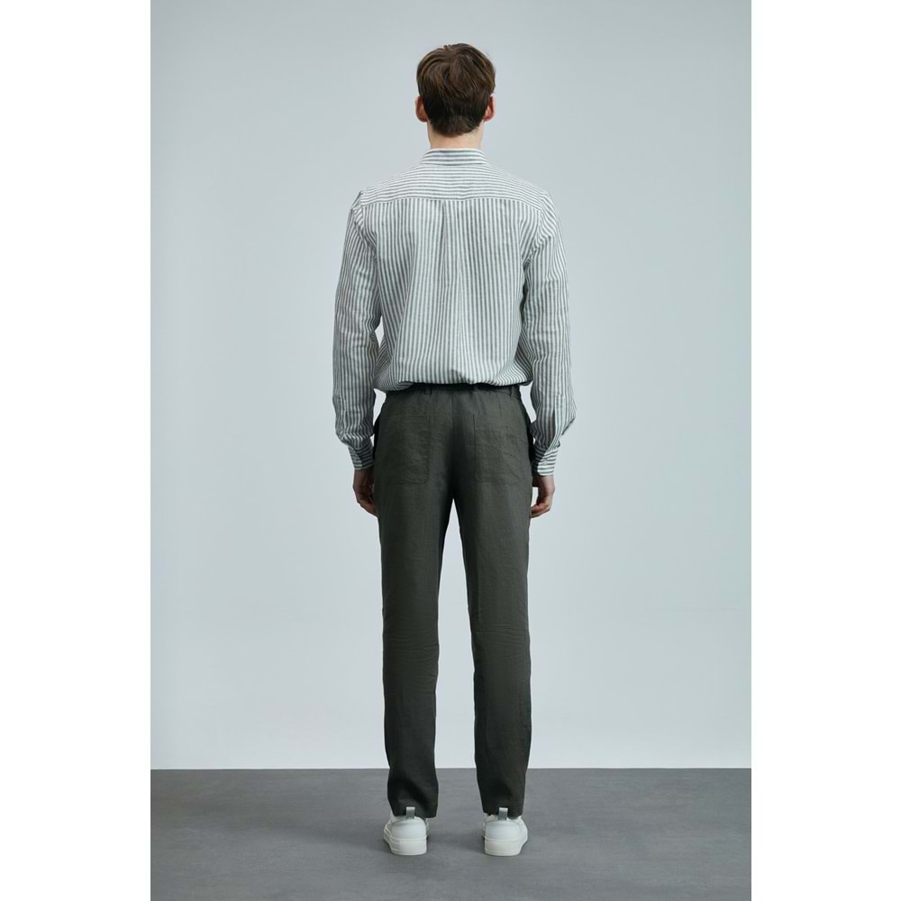 Lufian 111010631 Bert Erkek Keten Pamuklu Gömlek Regular Fit Erkek Gömlek