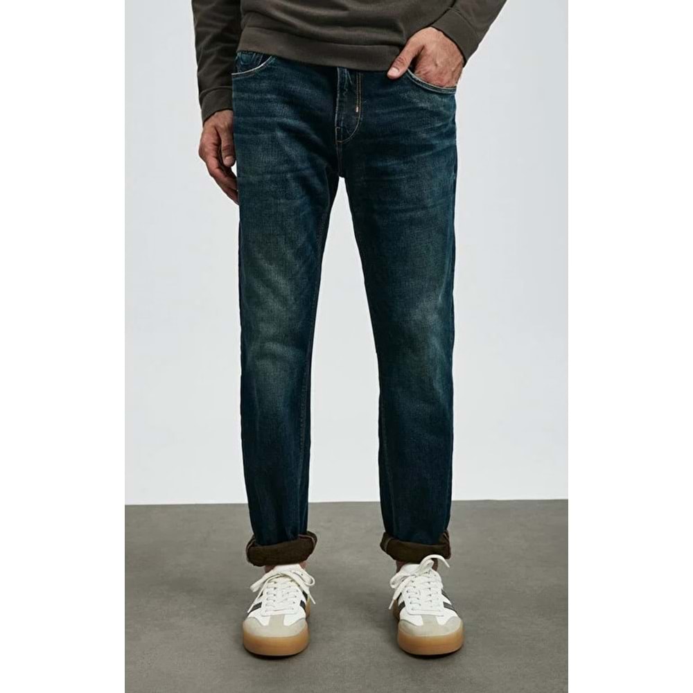 Lufian 112200227 Chrıs Spor Jean Erkek Pantolon Slim Fit Erkek Kot Pantolon