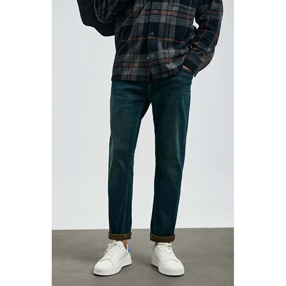 Lufian 112200228 Tımothı Spor Jean Erkek Pantolon Slim Fit Erkek Kot Pantolon