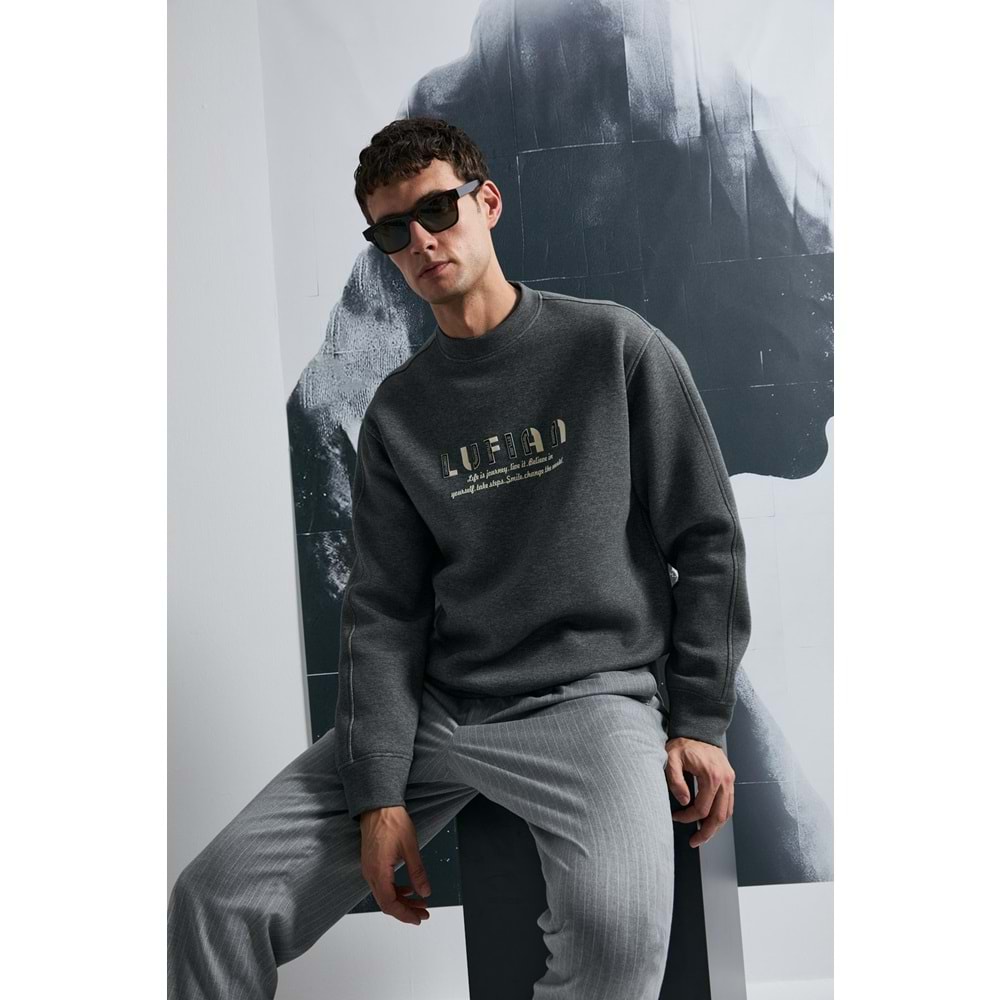Lufian 112030178 Oracle Erkek Sweatshirt