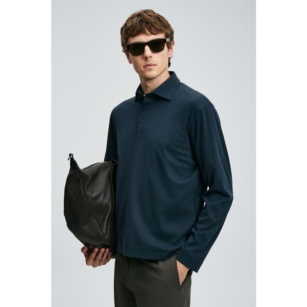 Lufian 112040044 Rocky Smart Polo Tişört Erkek Sweatshirt