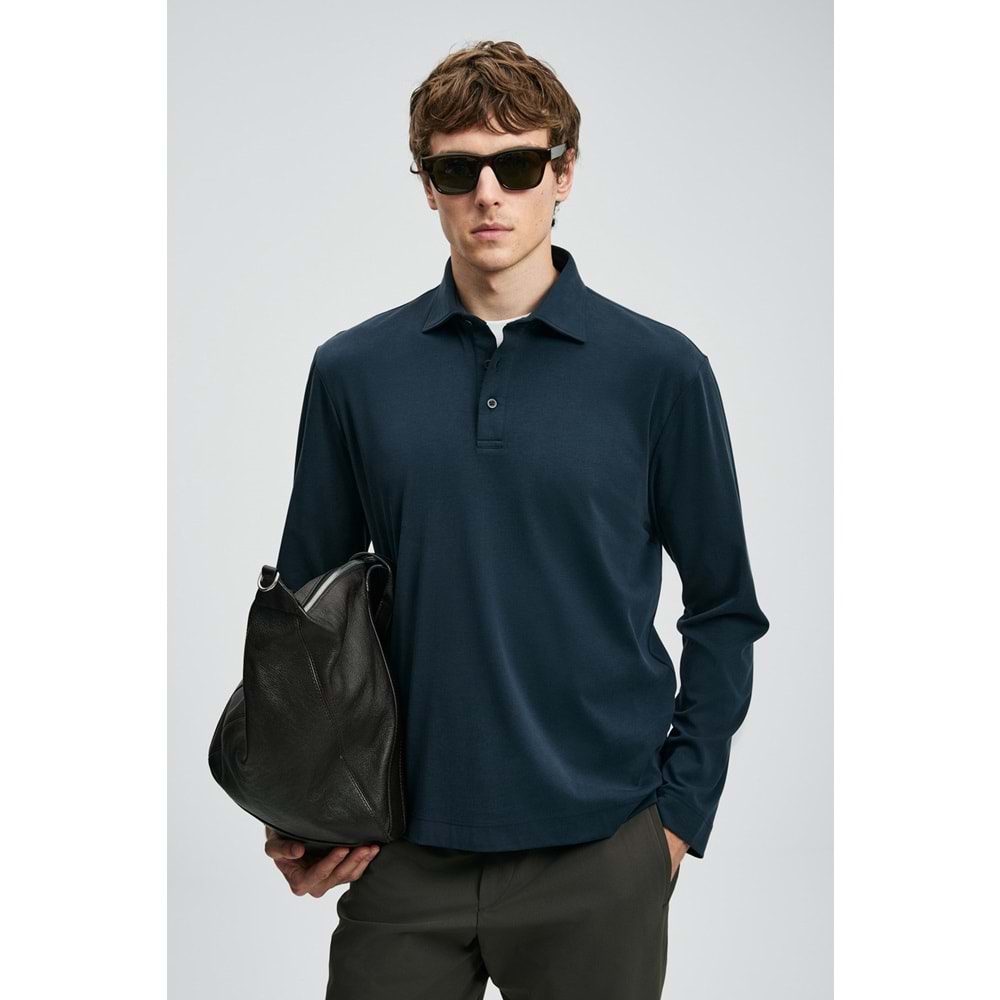 Lufian 112040044 Rocky Smart Polo Tişört Erkek Sweatshirt