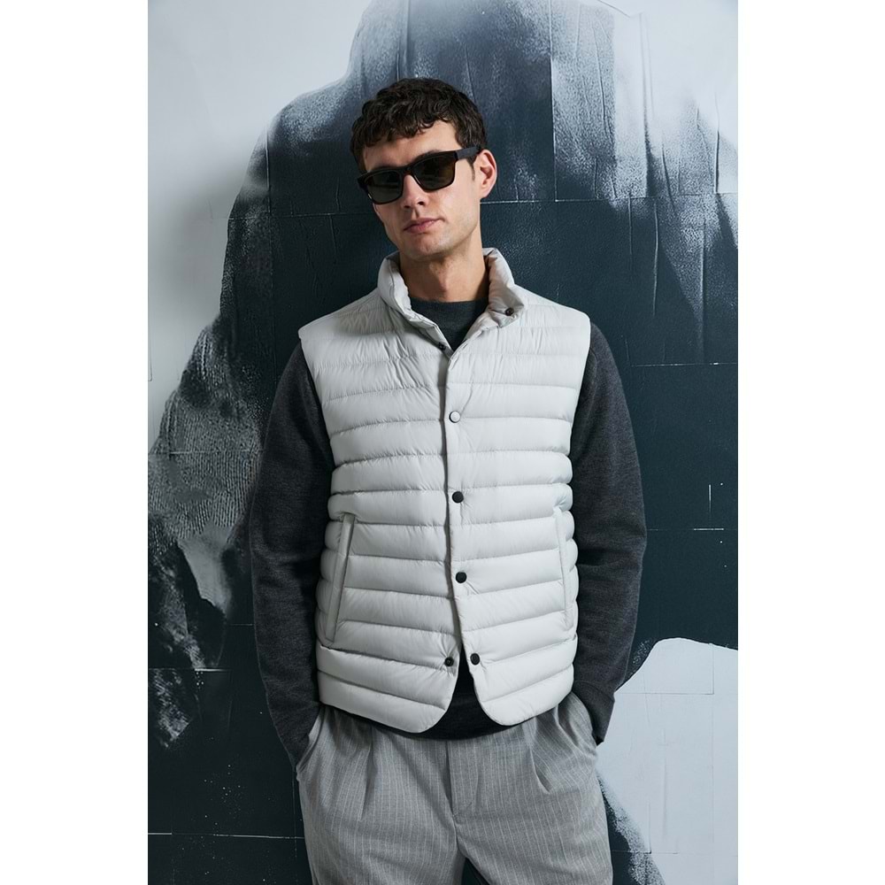 Lufian 112130027 Soon Kaz Tüyü Erkek Yelek