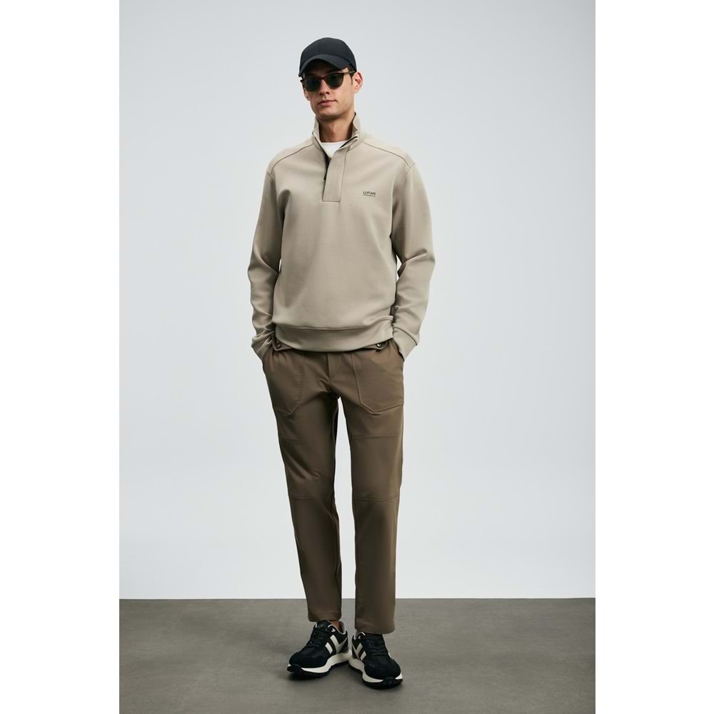 Lufian 112190346 Tom Fashion Slim Fit İçi Polarlı Kargo Pantolonu Erkek Pantolon