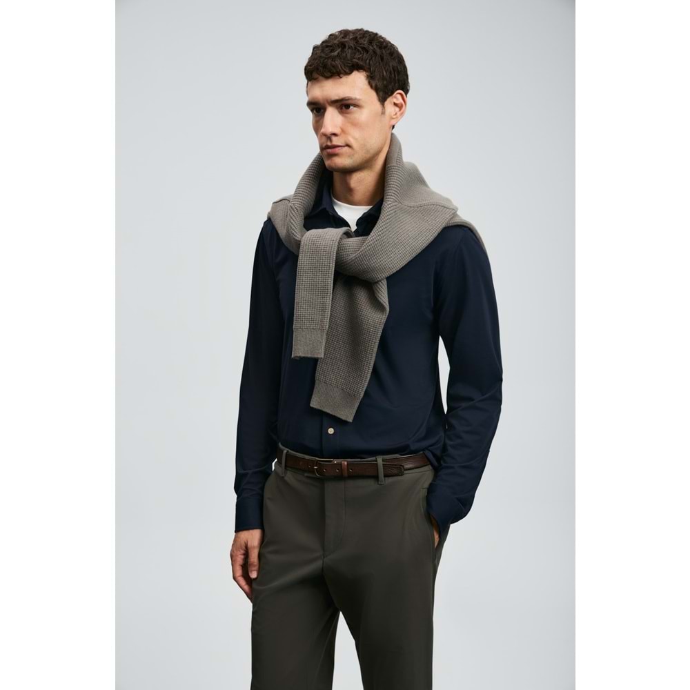 Lufian 112010668 Carl Erkek Basic Gömlek Regular Fit Erkek Gömlek