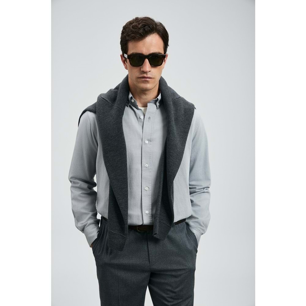 Lufian 112010676 Danıel Erkek Basic Gömlek Regular Fit Erkek Gömlek