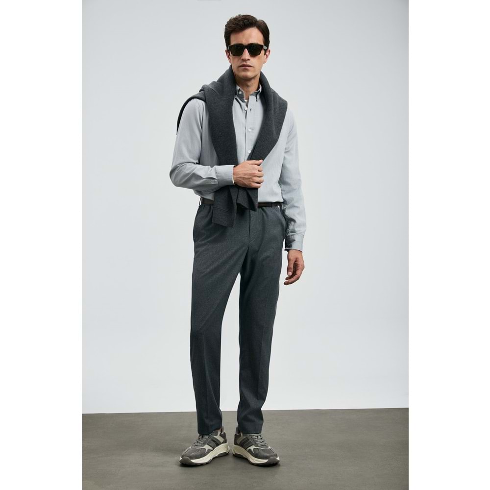 Lufian 112010676 Danıel Erkek Basic Gömlek Regular Fit Erkek Gömlek