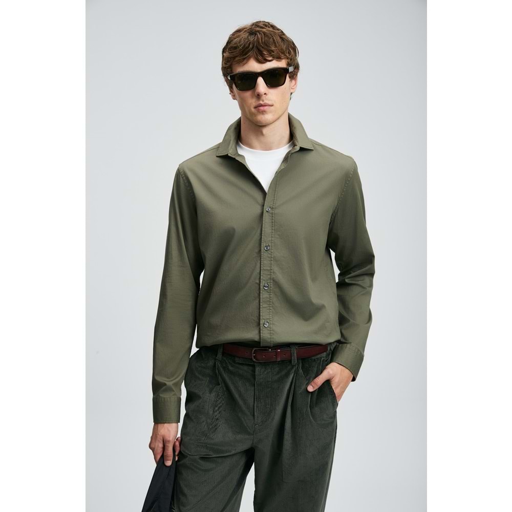 Lufian 112010686 Ferla Basic Gömlek Regular Fit Erkek Gömlek