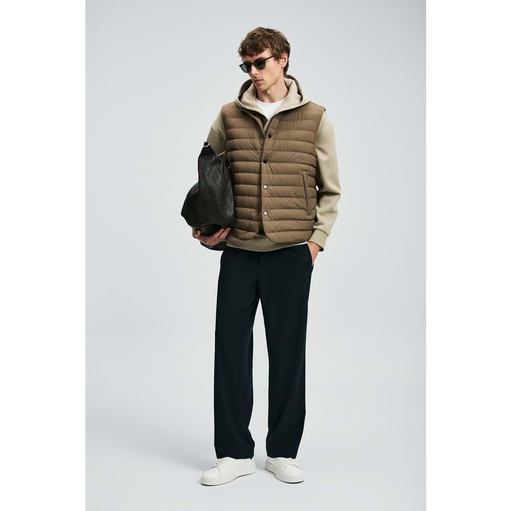 Lufian 112130027 Soon Kaz Tüyü Erkek Yelek