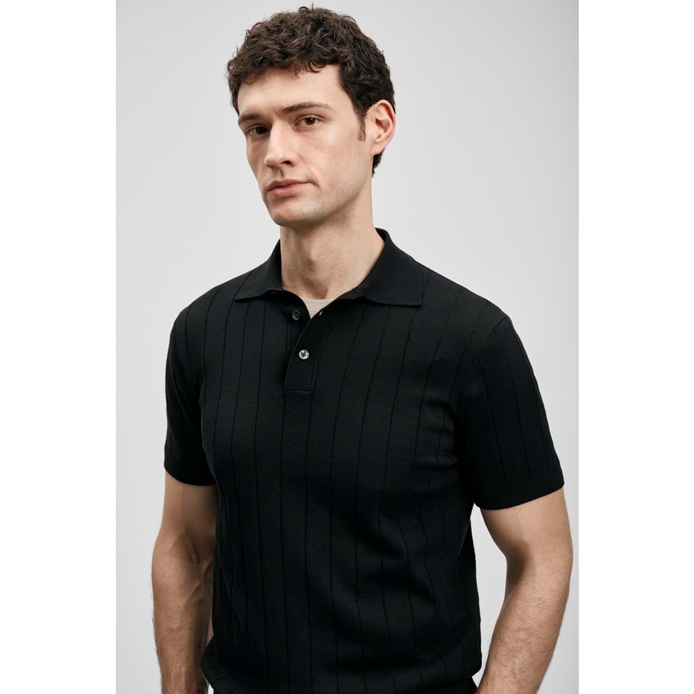 Lufian 111090137 Bold Erkek Pamuklu Tişört Erkek T-Shirt