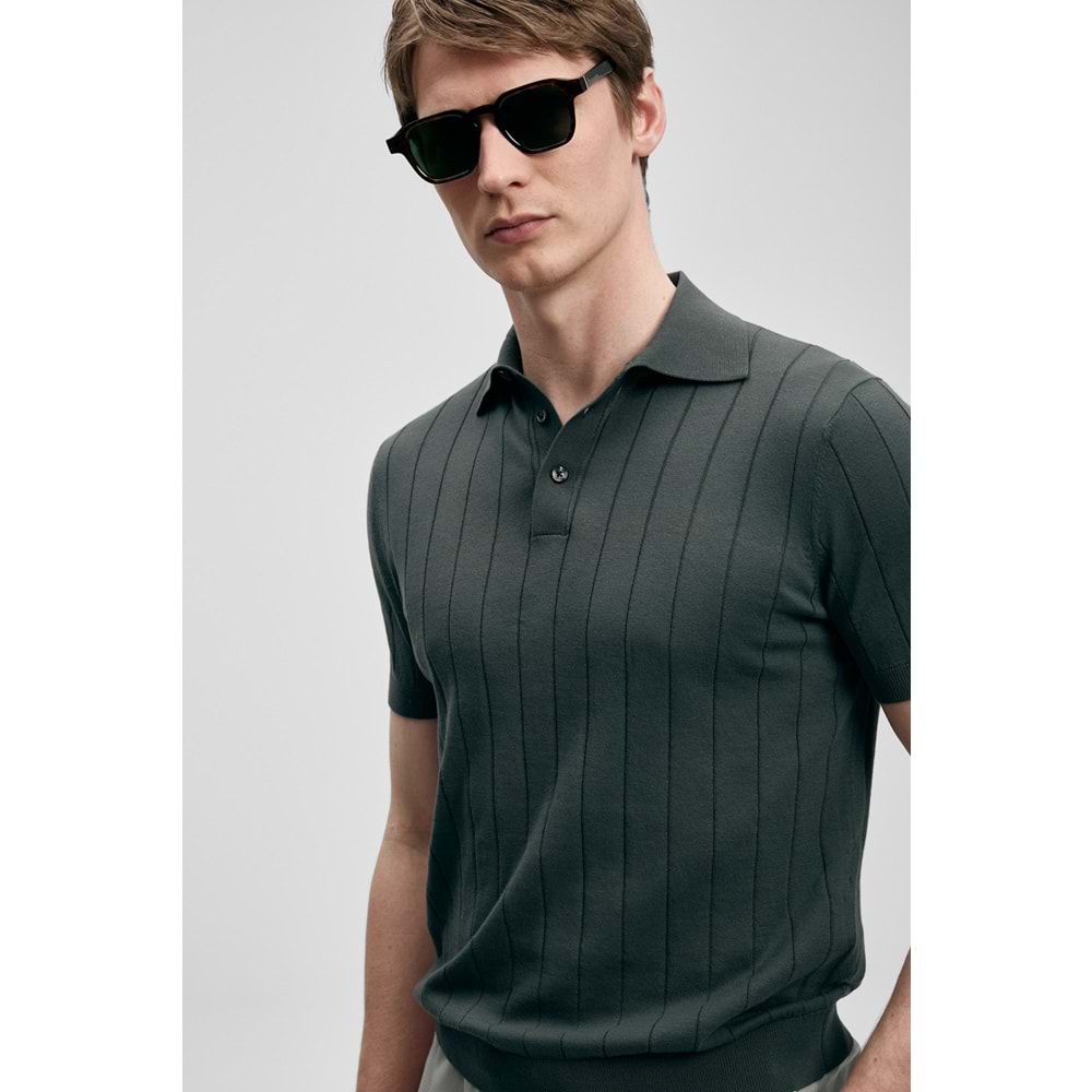 Lufian 111090137 Bold Erkek Pamuklu Tişört Erkek T-Shirt