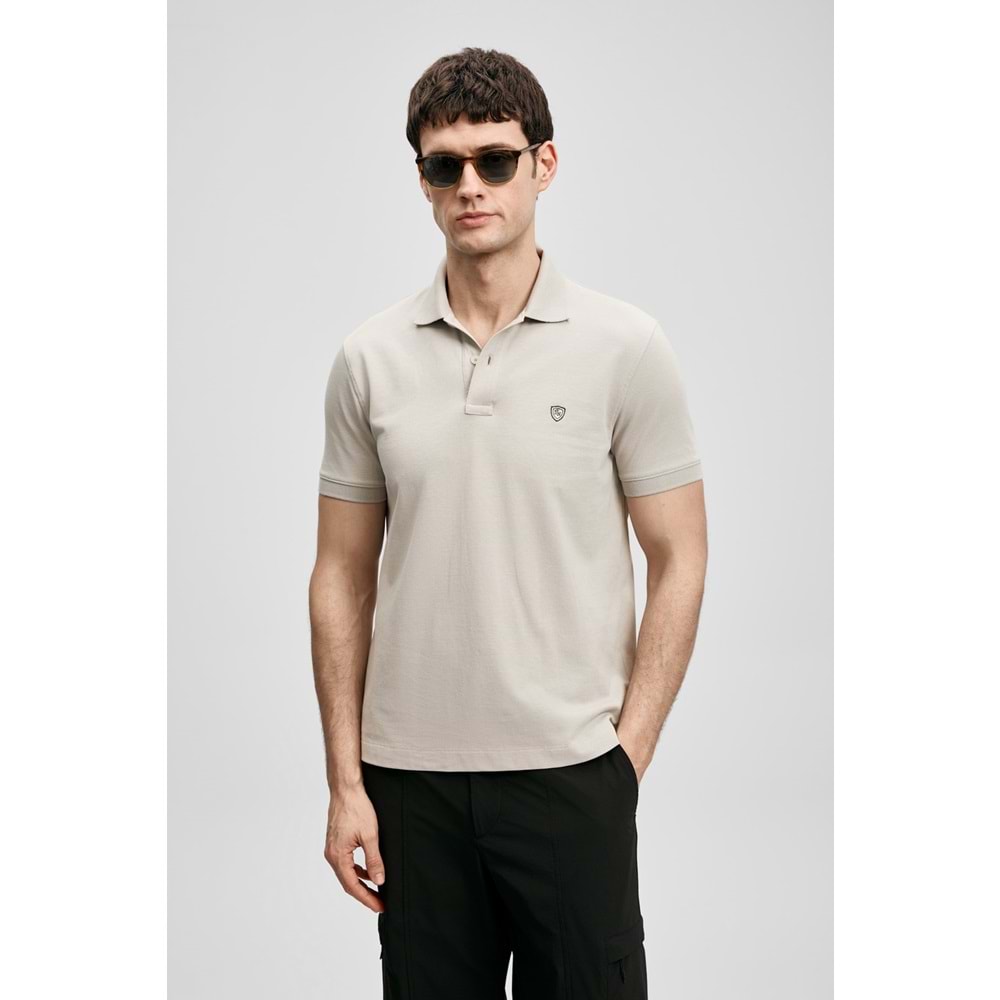 Lufian 111040230 Laon Smart Polo Yaka Tişört Erkek Tişort