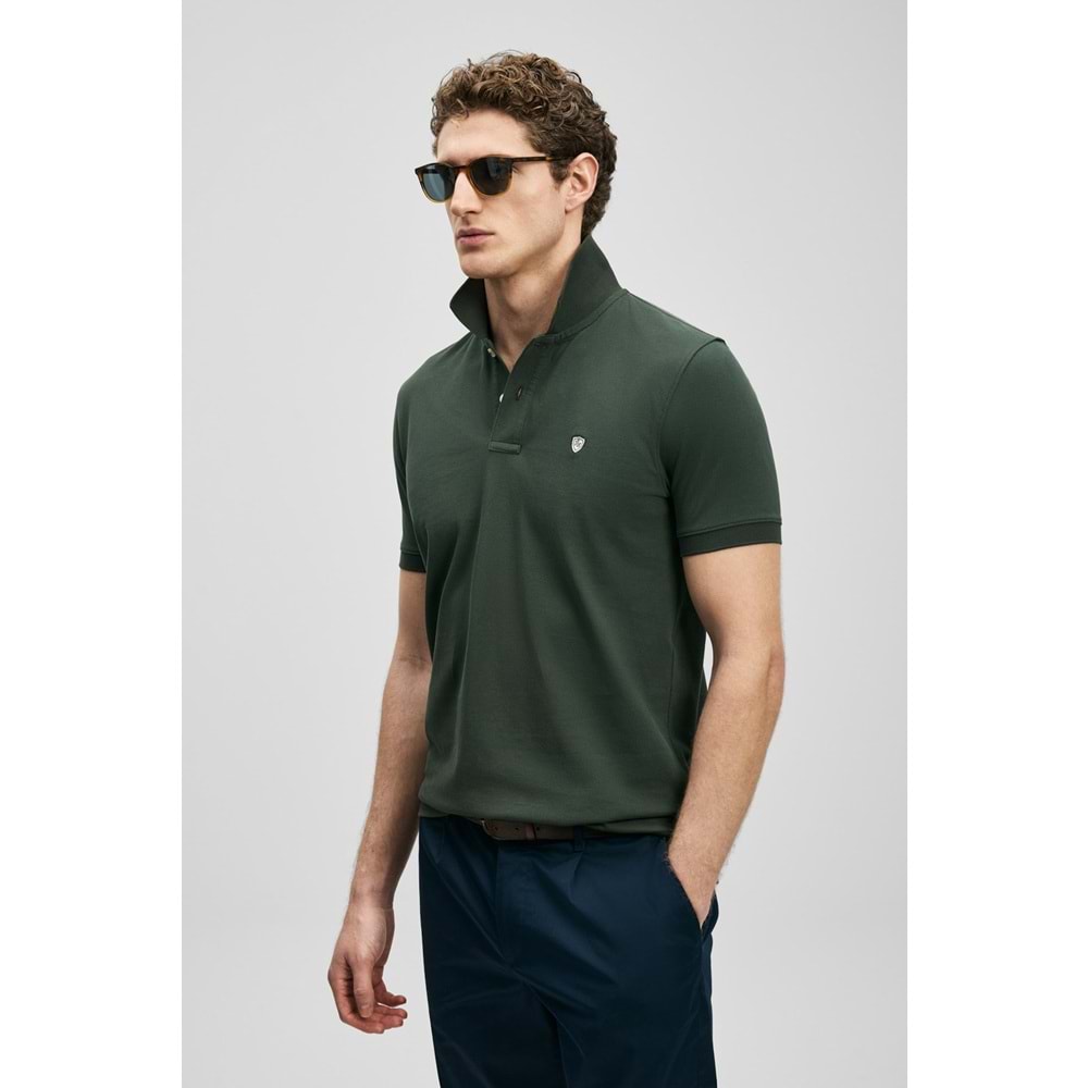 Lufian 111040230 Laon Smart Polo Yaka Tişört Erkek Tişort