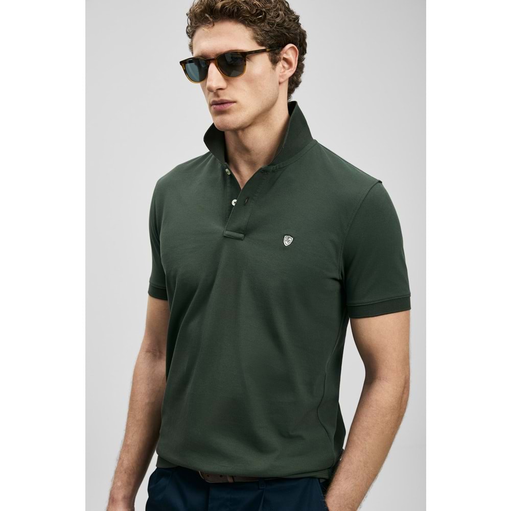 Lufian 111040230 Laon Smart Polo Yaka Tişört Erkek Tişort