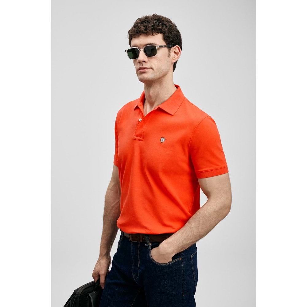 Lufian 111040230 Laon Smart Polo Yaka Tişört Erkek Tişort