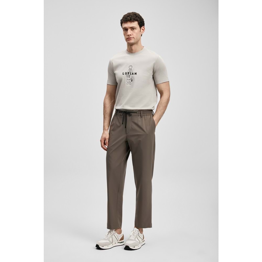 Lufian 111020307 Sımbad Modern Grafik T- Shirt Erkek T-Shirt