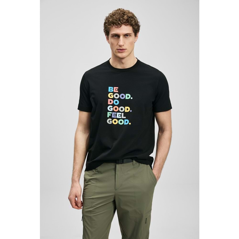 Lufian 111020290 Good Modern Grafik T- Shirt Erkek Tişort