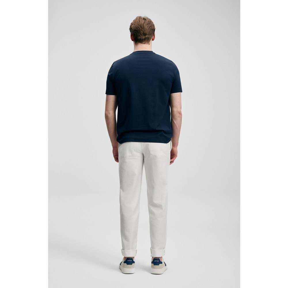 Lufian 111020280 Oscar Modern Grafik T- Shirt Tişört Erkek Tişort