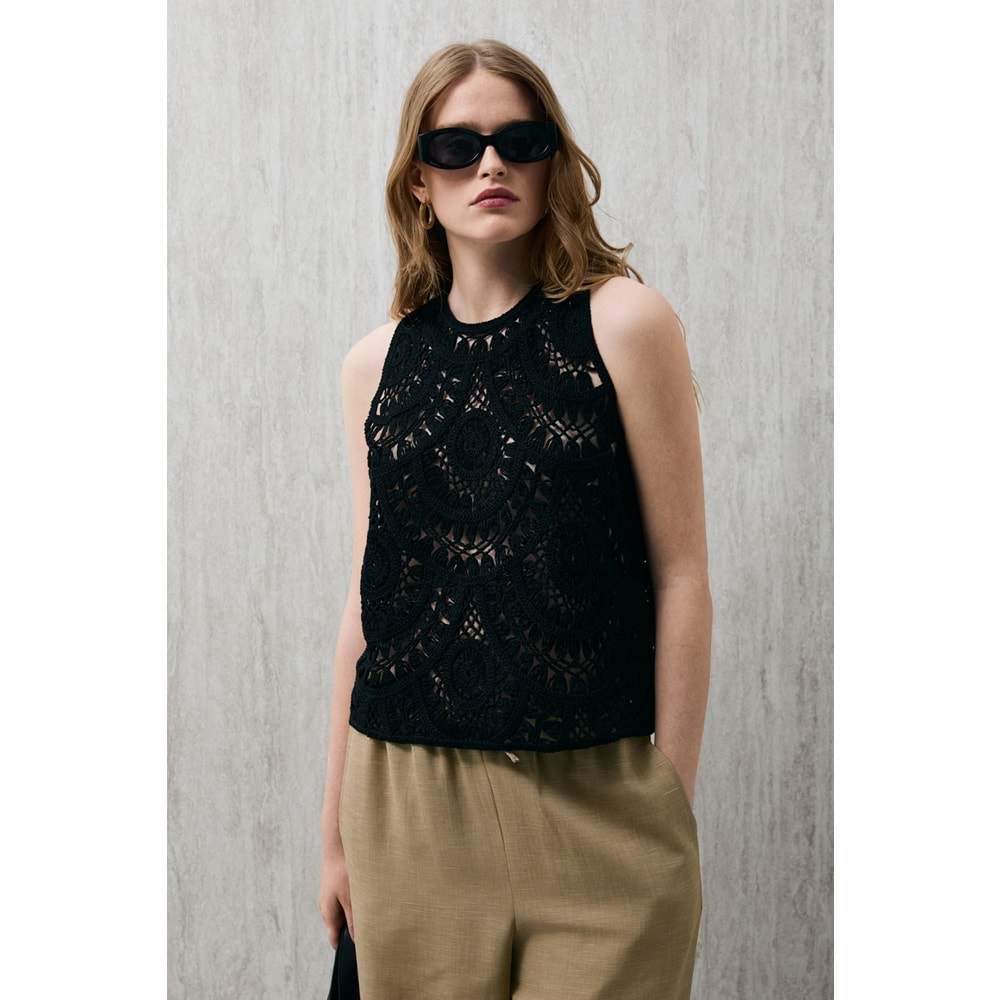 Lufian 121090046 Grade Sıfır Kol T-Shirt Kadın Tişört