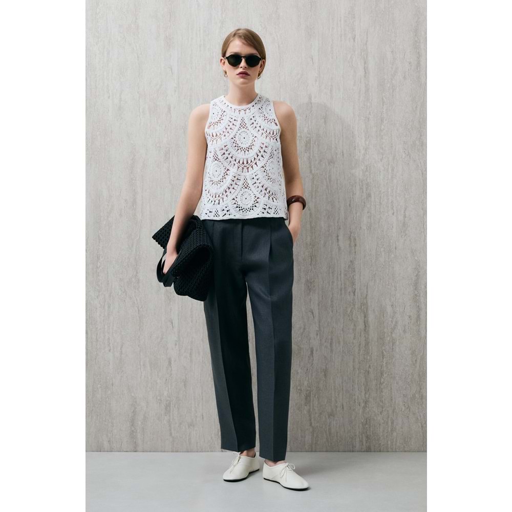 Lufian 121090046 Grade Sıfır Kol T-Shirt Kadın Tişört