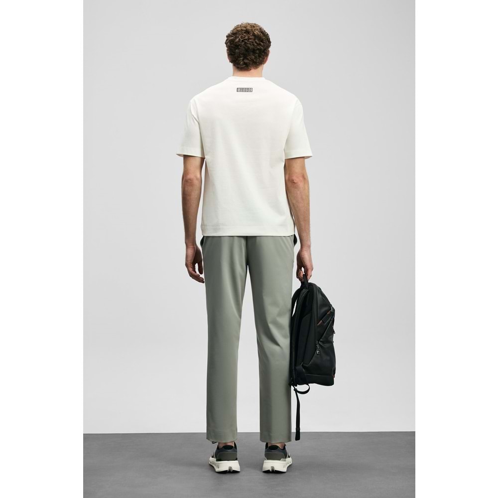 Lufian 111020285 Carl Modern Grafik T- Shirt Tişört Erkek Tişort