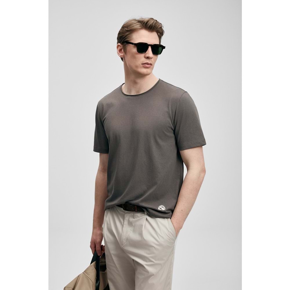Lufian 111020312 Junya Erkek Basic T- Shirt Tişört Erkek Tişort
