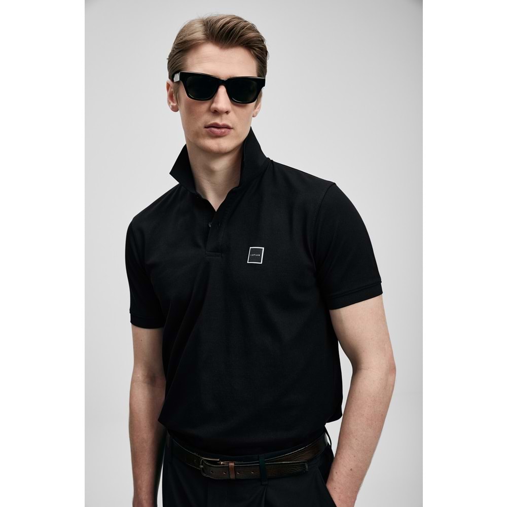 Lufian 111040233 Carter Smart Erkek Polo Yaka Tişört Erkek Tişort