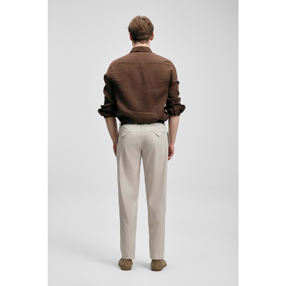 Lufian 111010654 Pitaya Erkek Keten Gömlek Comfort Fit Erkek Gömlek