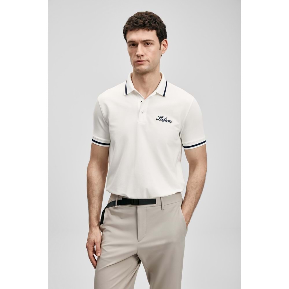 Lufian 111040249 Artos Smart Erkek Polo Yaka Tişört Erkek Tişort